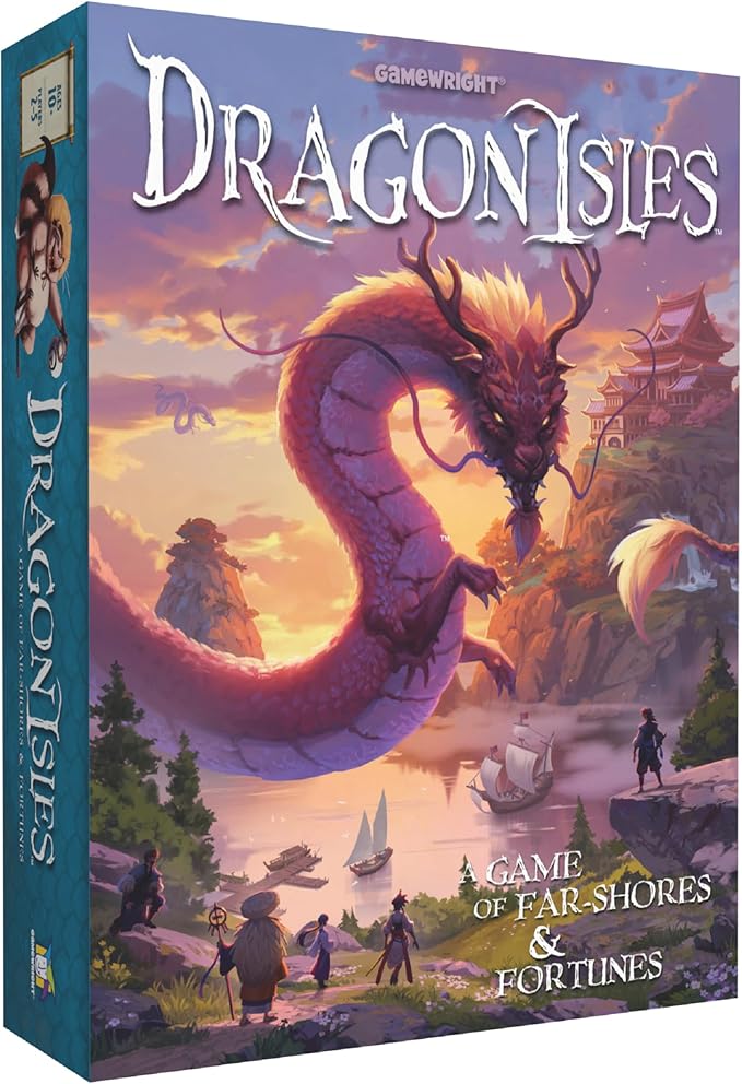 DragonIsles – Fantasy Adventure Family Board Game for 2-5 Players, Ages 10+ – A Journey of Far-Shores and Fortunes!