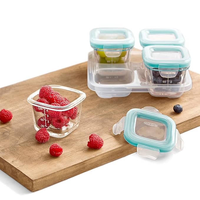 OXO Tot 8pc Glass Baby Block Set