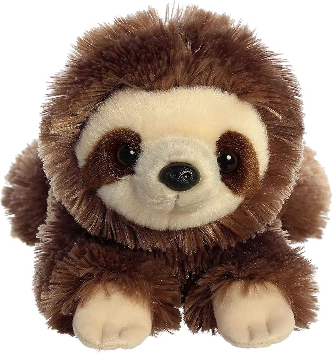 Aurora® Adorable Flopsie™ Snoozy Sloth™ Stuffed Animal - Playful Ease - Timeless Companions - Brown 12 Inches
