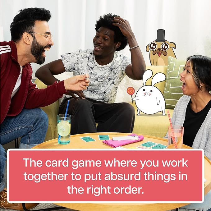 Exploding Kittens that Escalated Quickly Grab & Game 3-5 Players - Ages 10+ - 15 Minutes to Play - Travel Sized Card Game - Party & Family Card Games for Kid & Adults