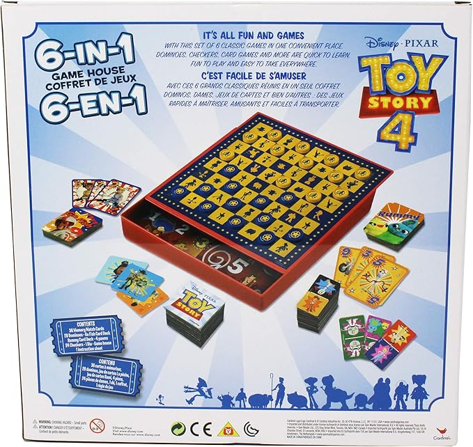 Disney Pixar Toy Story 4 6-in-1 Game House