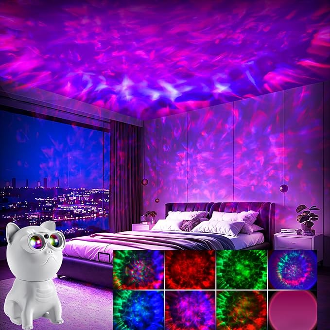 Galaxy Projector for Bedroom, Night Light for Kids, Nebula Ceiling Galaxy Light Projector with Timer and Remote, Gifts for Birthday, Christmas (Oval)