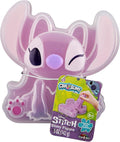 Disney Angel Stitch Premium Pre-Made Slime, 8 oz Glossy, Stretchy, Super Soft, Pink Slime, Stitch Shaped Confetti Add-Ins, Great 6 Year Old Toys