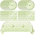 41Pcs Martini Birthday Party Decorations,A Tiny Bit Older Birthday Decor Set Weenies and Tinies Party Martini Napkins Plates Tablecloth丨Green Martini Bridal Shower Casino Bachelorette Party,Serves 20