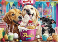 300 Pieces Puzzles for Adults | Dog Birthday Party Jigsaw Puzzles 300 Piece for Children Adults Seniors | Sturdy,Safe | Engaging & Educational Toys Great Gift for Boys Girls 20.5 x 15 in