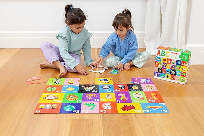 Crocodile Creek 50-Piece Jigsaw Puzzle - Fun Table or Floor Puzzles for Kids Ages 4-6 and Up - Includes Heavy-Duty Shaped Box for Storage - Santa's Workshop - 14" x 18" Finished