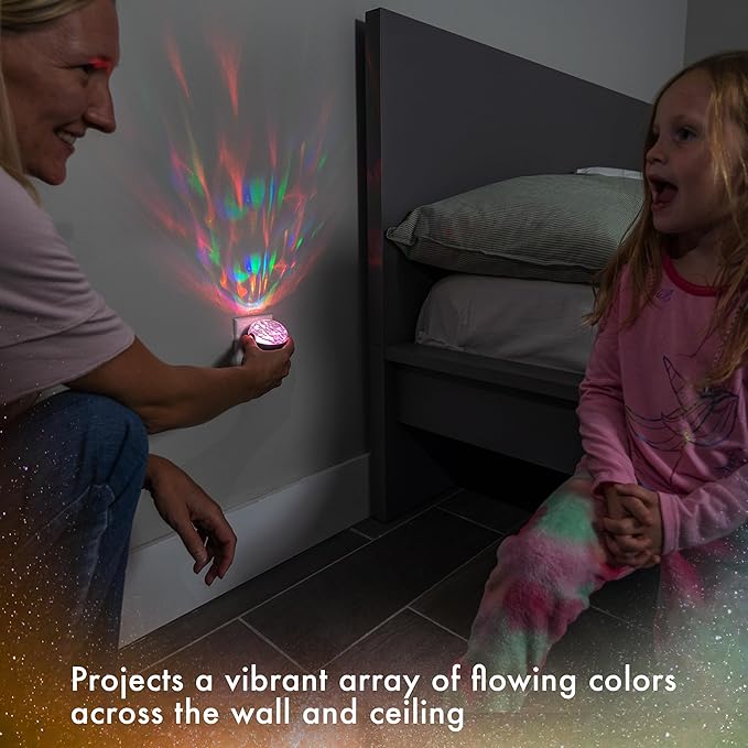 Projectables Northern Lights LED Projection Night Light with Moving Atmospheric Effects, 30404, Aurora Borealis Motion Effects Project Onto Wall and Ceiling