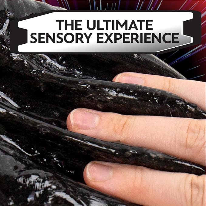 STAR WARS Vader Black Slime, 8 oz Galaxy Slime, Pre-Made Darth Vader Slime, Party Favors for Kids, Perfect for Goodie Bags, Desk Toys, Star Wars Merch, Star Wars Toys, Gifts for 6 Year Old Boys