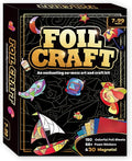 FLUXOJOY Foil Art Craft Kits for Kids, Mess -Free Fun Activity Set for Child, DIY Printing Craft Kit, Mother's Day Party Gifts for Ages 4 5 6 7 8 9 10 11 12 and Up, Art Travel Toys for Boys Girls
