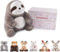 Niuniu Daddy 14" | 3.5 Pound Sloth Weighted Stuffed Animals, Heavy Sloth Pillowfort Plush Toys for Kids Adults, Weighted Beads for Stuffed Animals Body Pillow for Gift Birthday Christmas Holiday