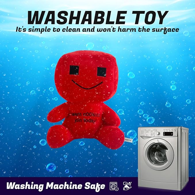 Forsaken Cool Kid Red Plush Toy – Soft Red Character Plush Stuffed Animal, Cute Forsaken Game Collectible Plushie Gift for Kids and Gamers