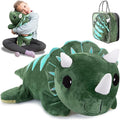 ODOXIA Big Weighted Animals for Anxiety 5lb Dinosaur | Stuffed Weighted Plush for Kids, Adults | Weighted Stuffed Animals | Weighted Plushies | Weighted Plushie