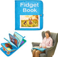 Fidget Book for Elderly | Fidget Blanket for Dementia | Dementia Products for Elderly | Gift and Activities for Seniors with Alzheimer’s | Sensory Fidget Book