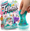 SLIMYGLOOP Tattoozee, Squishmallows Tattoo Transfer Slime Kit, Sensory Play for Kids Ages 6+, Blue Raspberry Scented, Glitter Texture