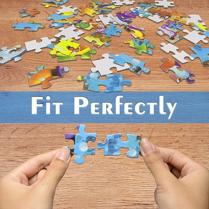 Puzzles for Kids Ages 4-8, Construction Vehicles 100 Piece Puzzles for Kids Educational Jigsaw Puzzles Toys for Boys and Girls Age 4, 5, 6, 7, 8-10 Years Old (15" x 10")