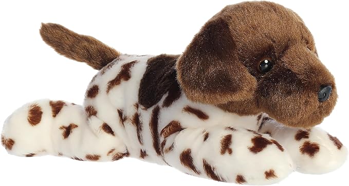Aurora® Adorable Flopsie™ Gio German Shorthair™ Stuffed Animal - Used to Create Imaginative Play Adventures - Perfect for Birthdays, Kids and Adults, All Ages - Brown 13 Inches