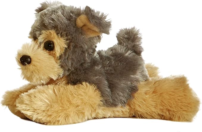 Aurora® Adorable Mini Flopsie™ Cutie™ Stuffed Animal - Mini Companions Ready for Playful Adventures - for Kids All Ages, Toddlers, Adults, and Families - Gray 8 Inches