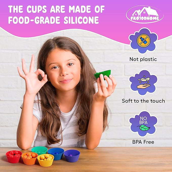 Toddler Wooden Learning Montessori Toys – Preschool educational board bead game Baby Rainbow Stacking Matching Counting Color Sorting for fine Motor Math Skills Boys and Girls for 3 4 5 Years Old