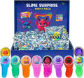 Mini Slime Party Favors for Kids -25 Blind Bag –Cloud/Butter/Crunchy/Galaxy Slime with Fake Tattoos, Sensory Toys for Girls & Boys, Xmas Gifts, Goodie Bag Stuffers, Birthday Party, Classroom Prizes