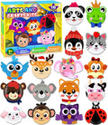 16 Pack Arts and Crafts for Kids, Toddler Crafts Animal Paper Plate Art Kit Gift for 3 4 5 6 Year Old Boys Girls DIY Kids for Birthday Party Favor Preschool Classroom Party Games