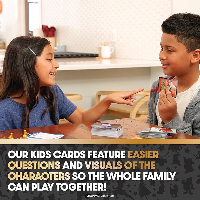 The Magical World of Disney Trivia Games – Board Games for Family Night, Multi-Player, Ages 6+