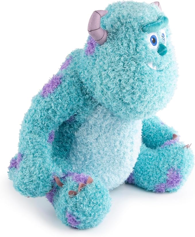 Jay Franco Disney Plush Pillow Buddy - Soft Plushie Stuffed Pillow, 12 Inches, Blue - Sully