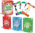 Kids Exercise Cards - 113 Fun PE Flash Cards for Kids & Teens, Workout Activities for Beginners at School and Family, Mindful Sensory Play Activities, Self Regulation Classroom Therapy, Brain Breaks