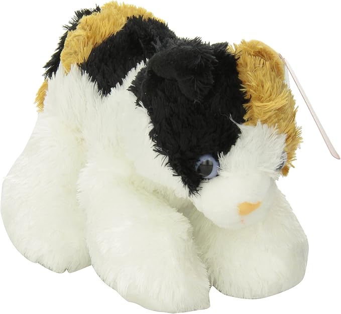 Aurora® Adorable Mini Flopsie™ Esmeralda™ Stuffed Animal - Mini Companions Ready for Playful Adventures - for Kids All Ages, Toddlers, Adults, and Families - White 8 Inches