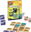 Wonder Forge Jurassic World Matching Game - Glow-in-the-Dark Dinosaur Memory Challenge for Kids Ages 3 and Up - Educational Fun for Family and Preschool Play