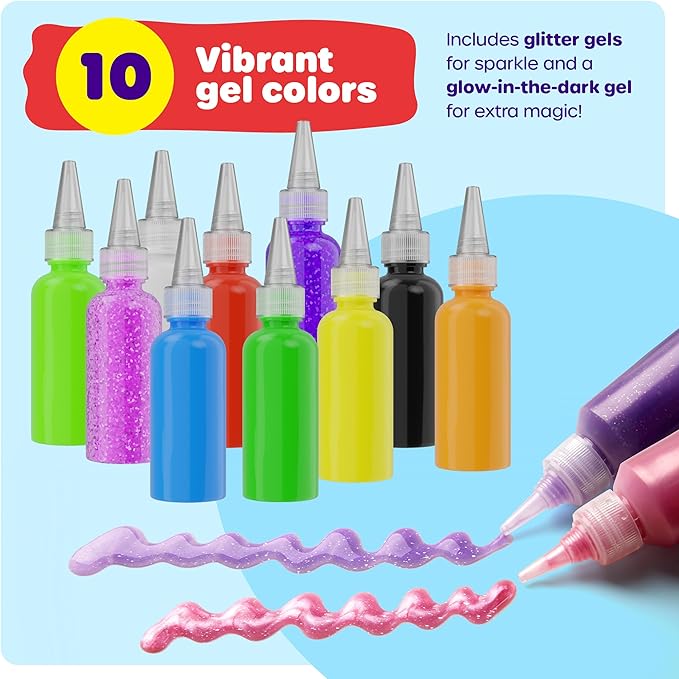 Dan&Darci Aqua Fairy Water Gel Kit for Kids - Gifts for Girls - Magic Elf Toy Kits - Waters Pets - DIY Squishy Maker Set - Craft for Kids - Make Your Own Squishies Toys Crafts - Gifts for Boys & Girls