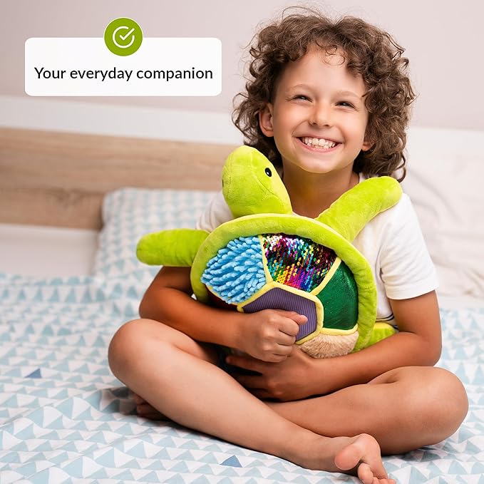 ODOXIA Sensory Turtle Stuffed Animal | Sensory Plush Toy | Fidget Stuffed Animal for Kids | Great for Sensory Needs | Sensory Stuffed Animals for Children | Sensory Pillow Plush