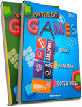 GRANDLMOON 6 Portable Travel Game Activities Notepad On The Go Plane Trip Game 4 x 6-inches (2 Pads and 60 Sheets Each)