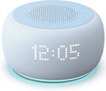 Buffbee Pro 2nd Gen – Upgraded to Rechargeable Battery | 3-in-1 Portable White Noise Sound Machine, Alarm Clock & Bluetooth Speaker for Sleep, Travel & Bedroom (Cloud Blue)