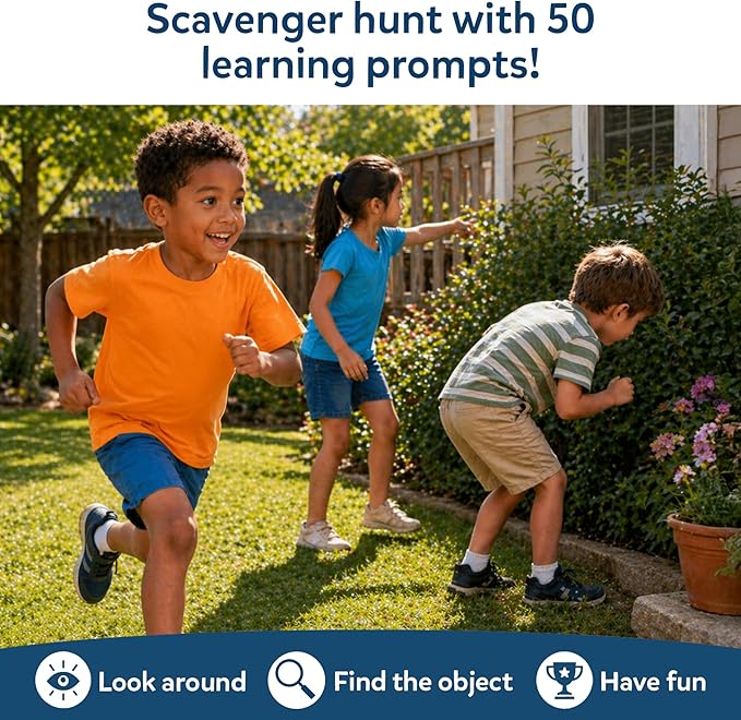 Skillmatics Outdoor Scavenger Hunt Card Game - Found It, Learning Toys, Educational Game Collections, Gifts for Kids, Boys, Girls and Families, for Ages 4, 5, 6, 7, Perfect for Home, School, Playdates