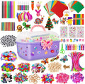 VERYHDSN Arts and Crafts Supplies for Kids-3000+ Pcs DIY Arts & Craft Kit for Boys Girls Ages 4 5 6 7 8 9 10 11 12, 25+Types Craft Materials Bulk, Larage Craft Box Set, Fun&Creative Gift