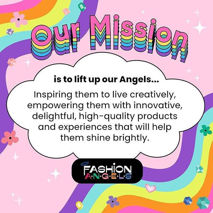 Fashion Angels Designer Kit for Girls, Fashion Activity Sticker Book with 700+ Stickers, Road Trip Essentials, Ideal for Kids Ages 6+