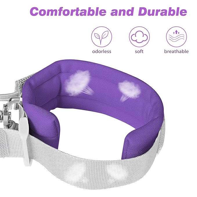 Zooawa Toddler Leash 2Pack, Toddler Kids Harness Anti Lost Wrist Link with Magnetic Lock, Reflective Safety Walking Harness Wristband Leashes for 2,3,4 Years Old Boys Girls, Dark Blue+Dark Purple