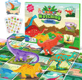 zheyistep 100 PCS Dinosaur Matching Game for Kids Toddlers Memory Game, Toddler Match Dinosaur Games Concentration Card Game for Boys Girls Preschool Learning Activities