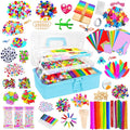 Itopstar Topstar 3000 Kids Arts and Crafts Supplies Ultimate Crafting Supply Set in Portable 3 Layered Plastic Art Box All in One for Craft Arts and Crafts
