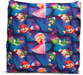 The Super Mario Galaxy Movie Kids Squishy Plush Throw Pillow, Soft Decorative Cushion for Bedroom Décor & Gifts, 13 Inch, Mario & Luigi (100% Officially Licensed Product) By Franco