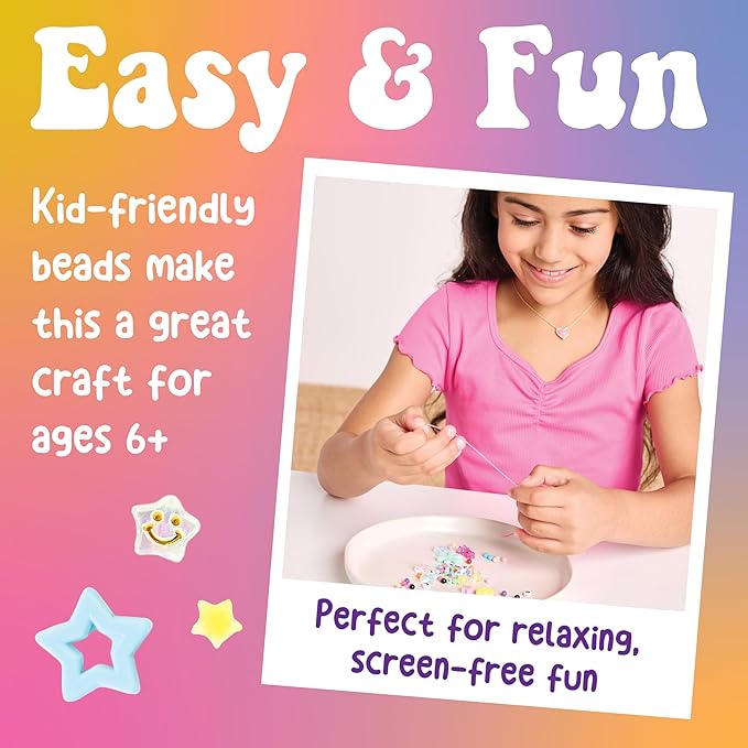 Creativity for Kids Backpack Keychains Mini Kit | Make 2 Trendy Keychains with Beads & Charms | DIY Craft Kit for Kids | Great for Travel, Parties & Gifts | Spring Crafts (Ages 6+)