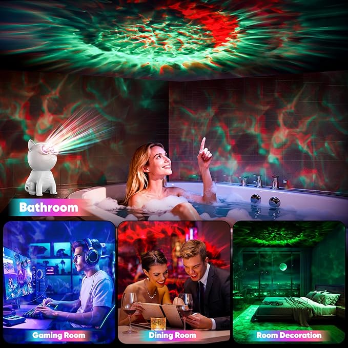Galaxy Projector for Bedroom, Night Light for Kids, Nebula Ceiling Galaxy Light Projector with Timer and Remote, Gifts for Birthday, Christmas (Oval)