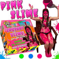 PARTY GOAT Pink Instant Slime Powder. Bulk 25 Gallon Kit. Just Add Water. Liquid Slime Mix to Dump on People in Fundraisers & Games