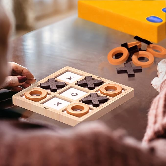 Keeping Busy Tic Tac Toe with Templates Dementia Activities for Seniors Games for Dementia Seniors Alzheimers Activities Alzheimers Products for Elderly Games for Seniors Gifts for Elderly Women & Men