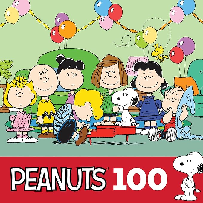 RoseArt - Peanuts - 100 Piece Jigsaw Puzzle for Kids and Adults
