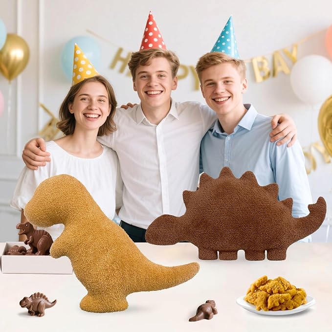 Andywoo Dino Chocolate Pillow Plush for Funny Birthday Gifts, Cute Funny Dinosaur Chocolate Stuffed Animals Toy for Boy and Girl, Dinosaur Gifts for Kids Teens and Adults (Kentrosaurus, Large)