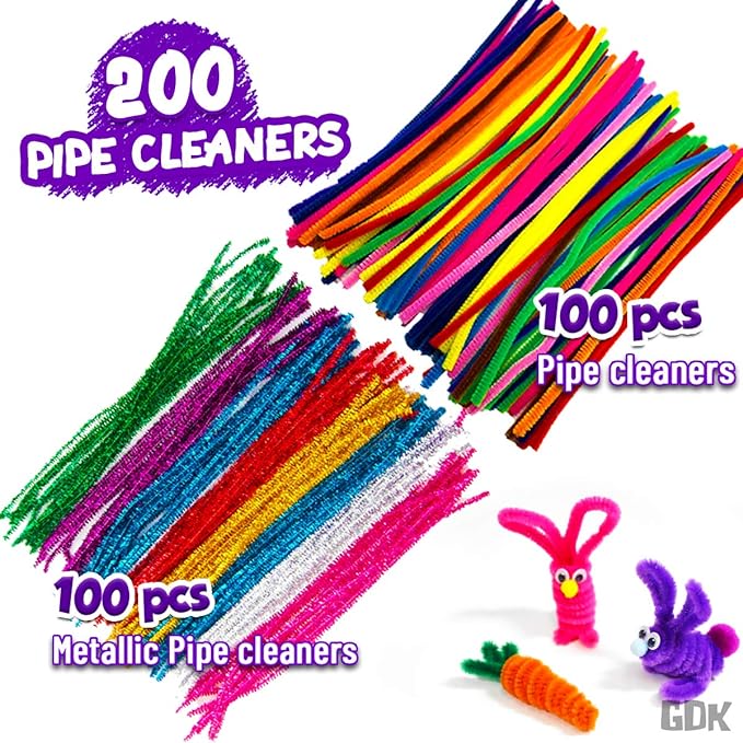 GoodyKing Arts and Crafts Supplies for Kids - 1170Pcs+ Craft Art Supply Kit for Toddlers Kids Craft Supplies & Materials Age 4 5 6 7 8 9 - Christmas D.I.Y. Crafting School Supplies