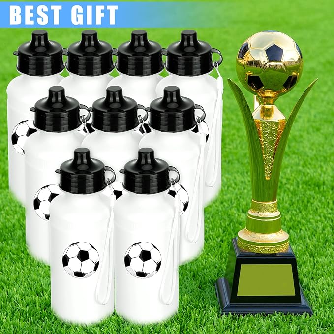 Zubebe 36 Pcs Sports Water Bottles Bulk Squeeze Reusable Bpa-free Plastic Water Bottles End of the Year Gifts Summer Gifts for Students School Travel Hiking Cycling Event Team Gift