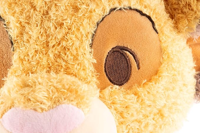 Jay Franco Disney Plush Pillow Buddy - Soft Plushie Stuffed Pillow, 20 Inches, Yellow - Simba