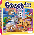 MasterPieces – 48 Piece Jigsaw Puzzle for Kids 4+ Years, Pets with Googly Eyes, Educational and Fun Game, Gift Idea for Children, 19" x 14